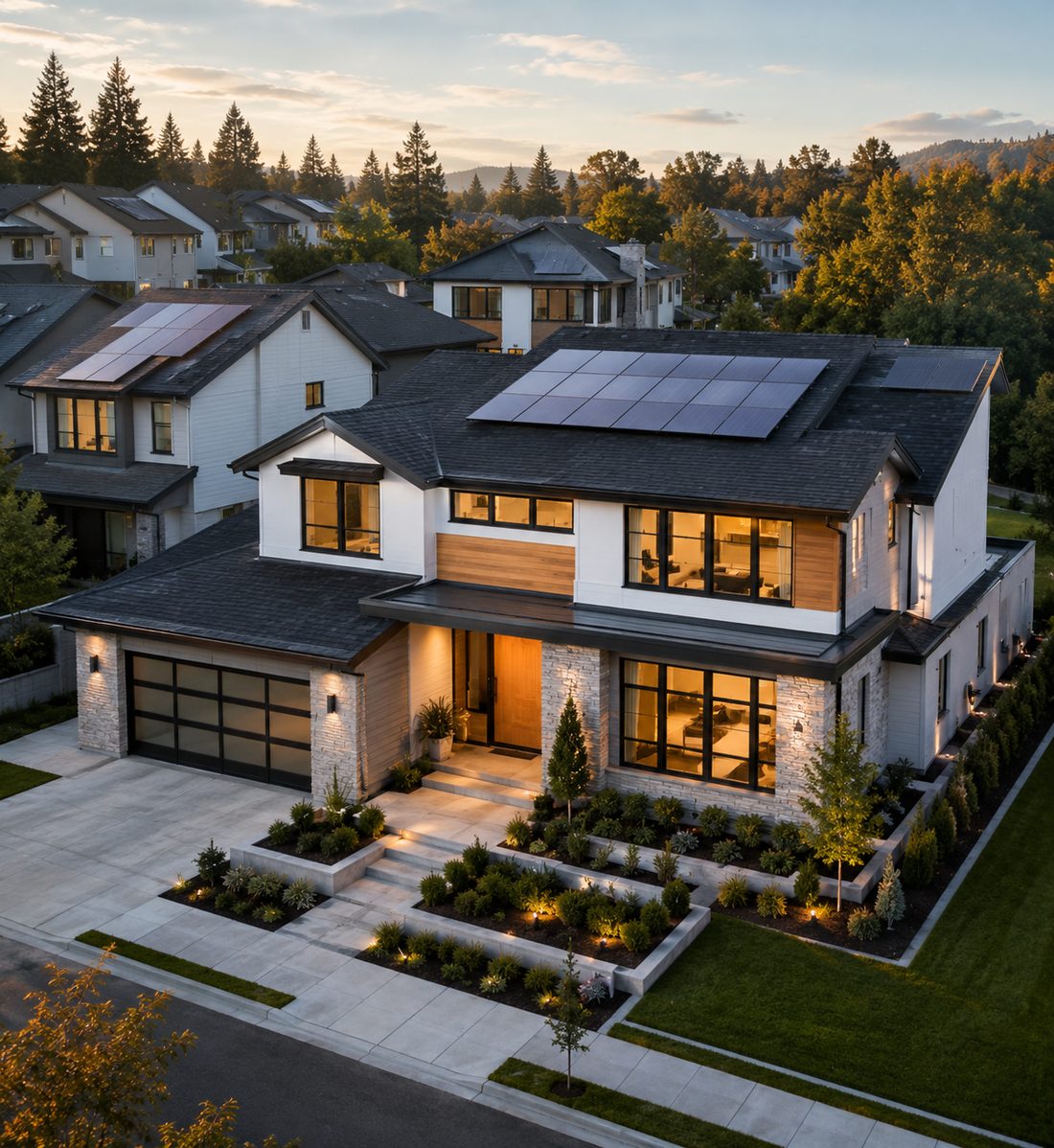 Solar and energy efficient home